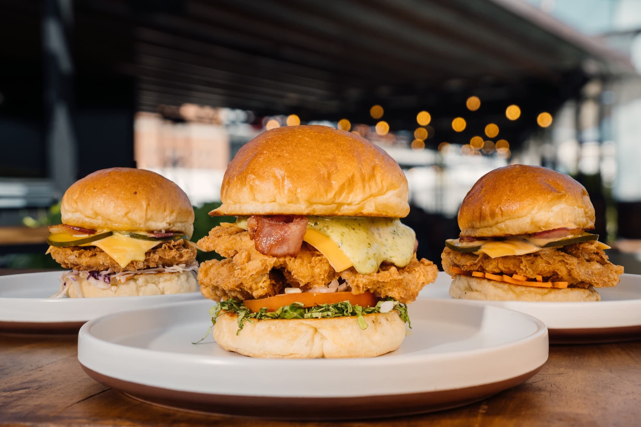 Selección de hamburguesas de una campaña gastronómica